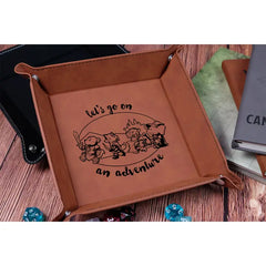 Level 1 Gamers Square Leatherette Dice Tray, Assorted Styles | Odin's Place