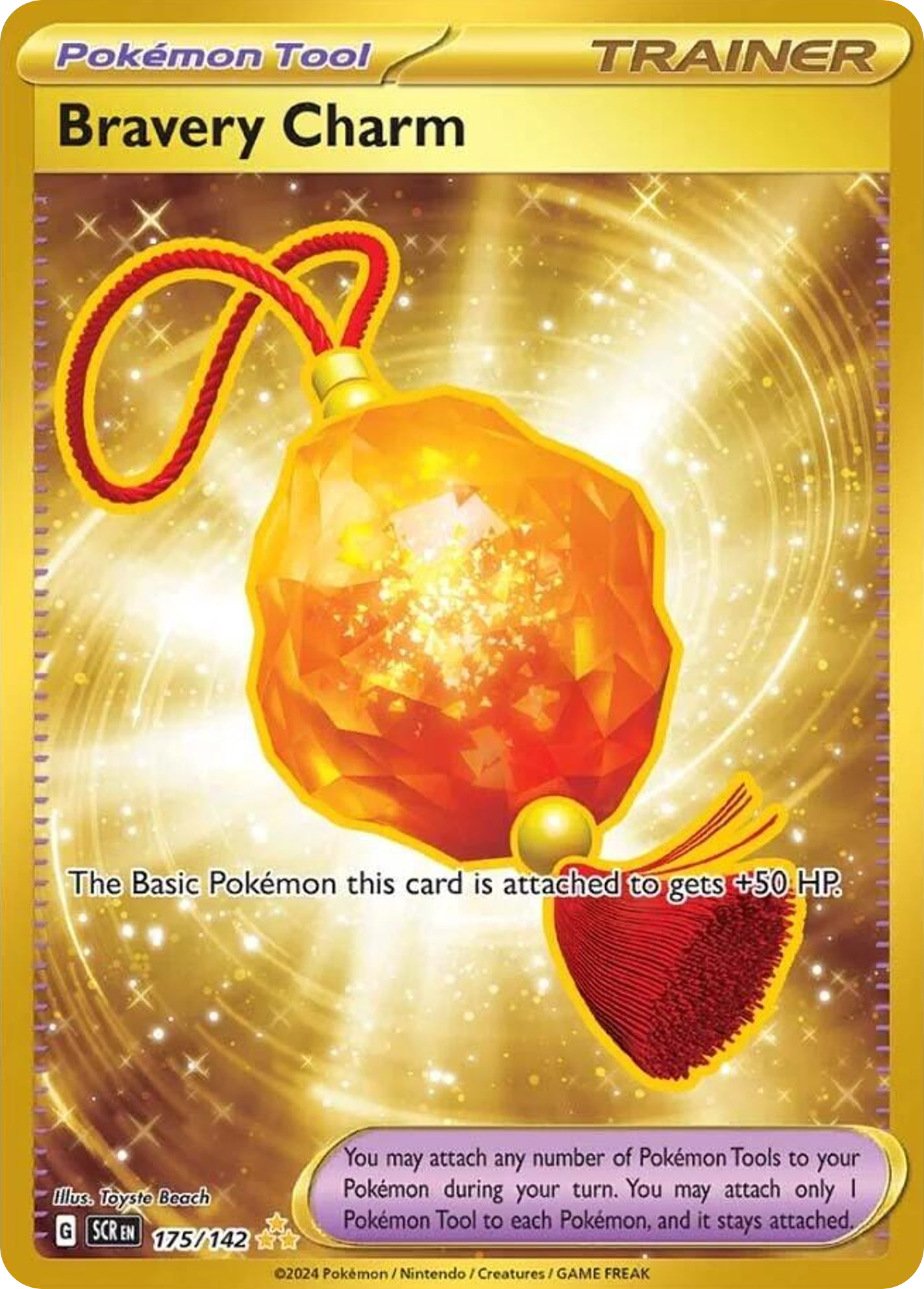 Bravery Charm (175/142) [Scarlet & Violet: Stellar Crown] | Odin's Place
