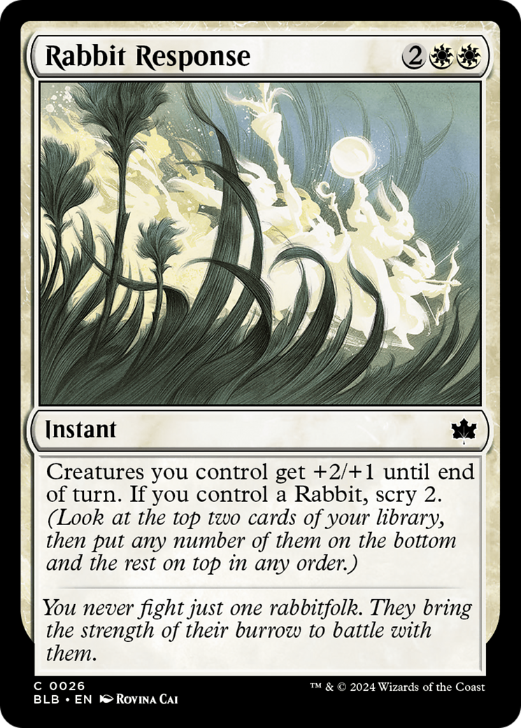 Rabbit Response [Bloomburrow] | Odin's Place