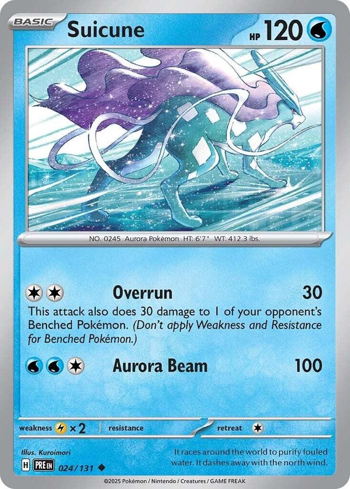 Suicune (024/131) [Scarlet & Violet: Prismatic Evolutions] | Odin's Place