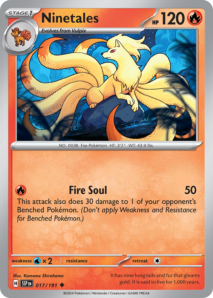 Ninetales (017/191) [Scarlet & Violet: Surging Sparks] | Odin's Place