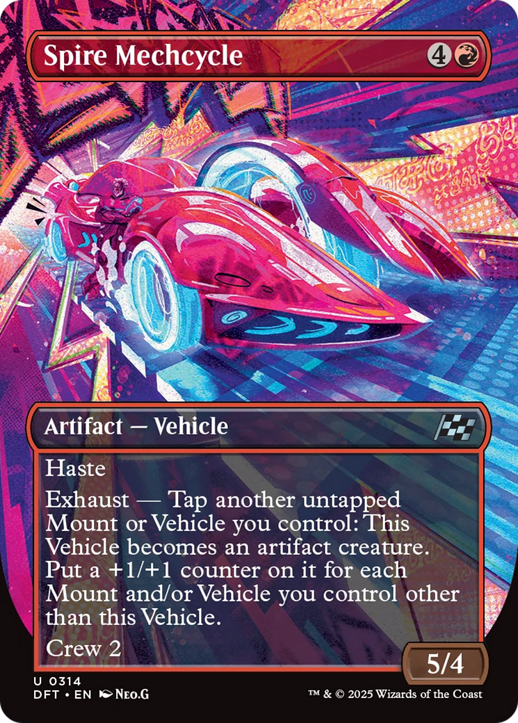 Spire Mechcycle (Borderless) [Aetherdrift] | Odin's Place