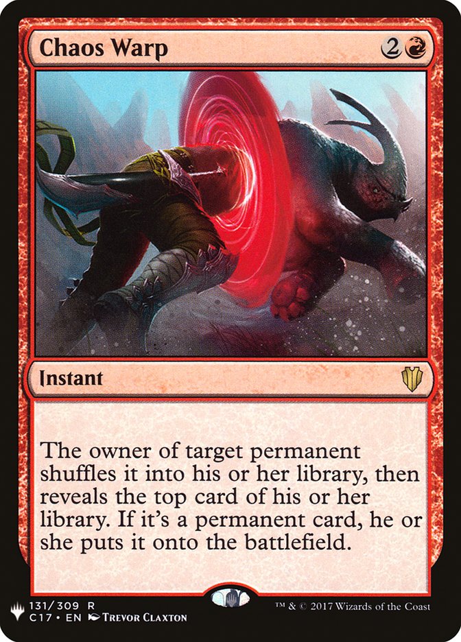 Chaos Warp (C17) [The List] | Odin's Place