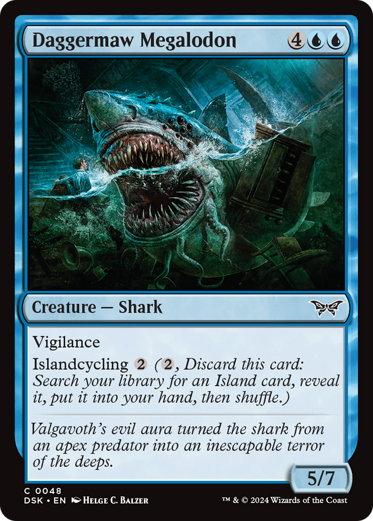 Daggermaw Megalodon [Duskmourn: House of Horror] | Odin's Place