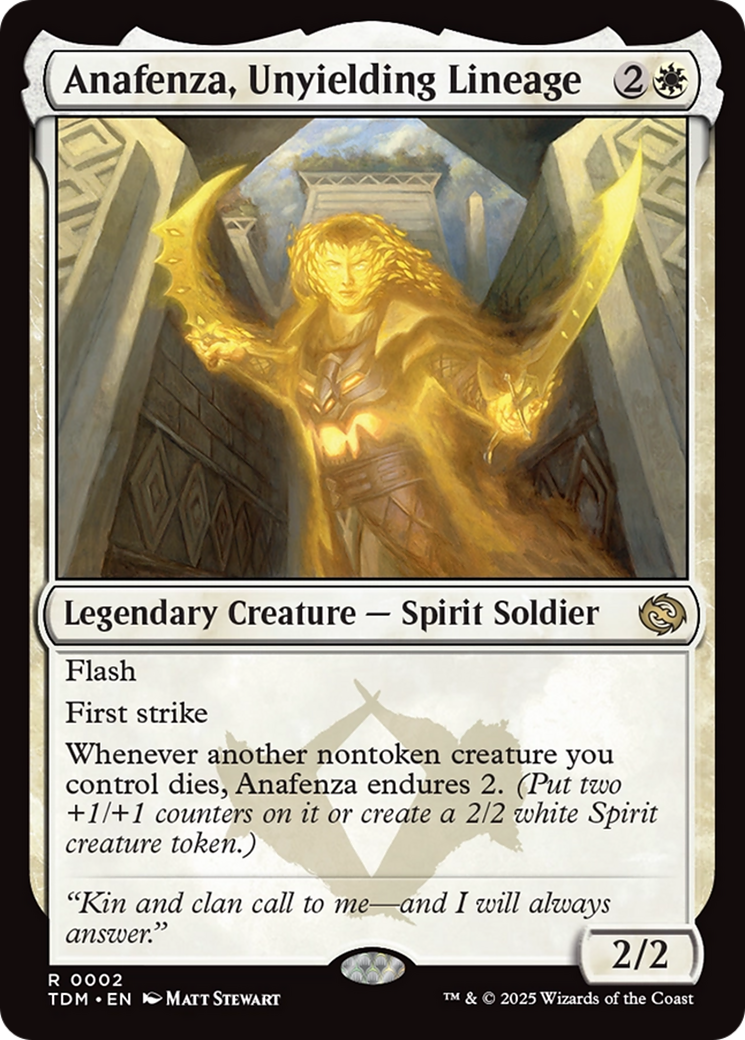 Anafenza, Unyielding Lineage [Tarkir: Dragonstorm] | Odin's Place