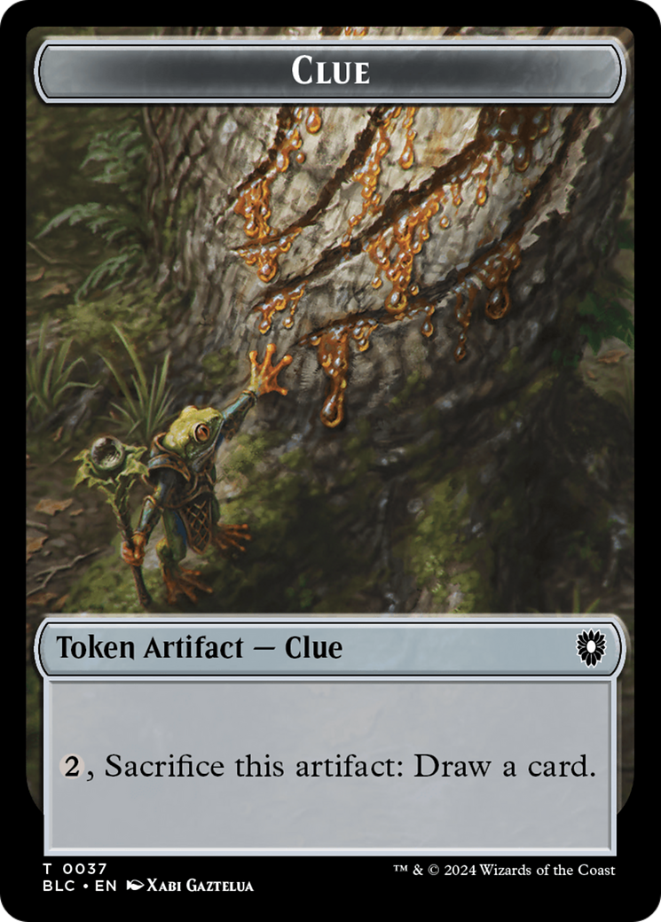 Eldrazi // Clue Double-Sided Token [Bloomburrow Commander Tokens] | Odin's Place