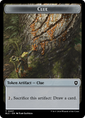 Eldrazi // Clue Double-Sided Token [Bloomburrow Commander Tokens] | Odin's Place