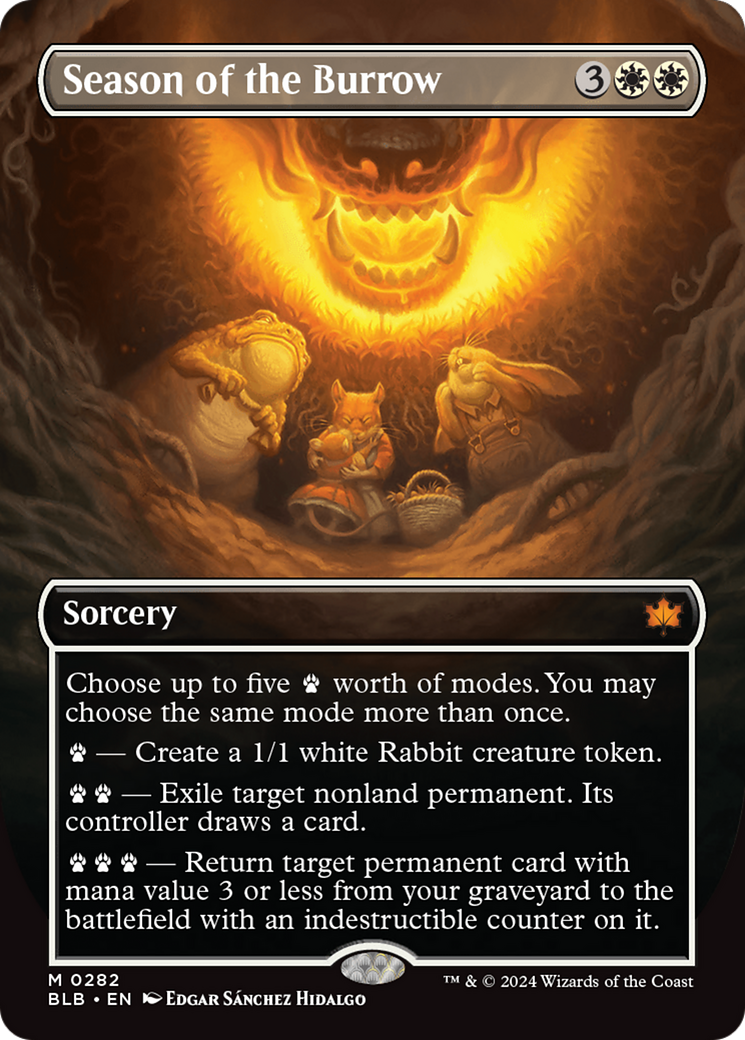 Season of the Burrow (Borderless) [Bloomburrow] | Odin's Place