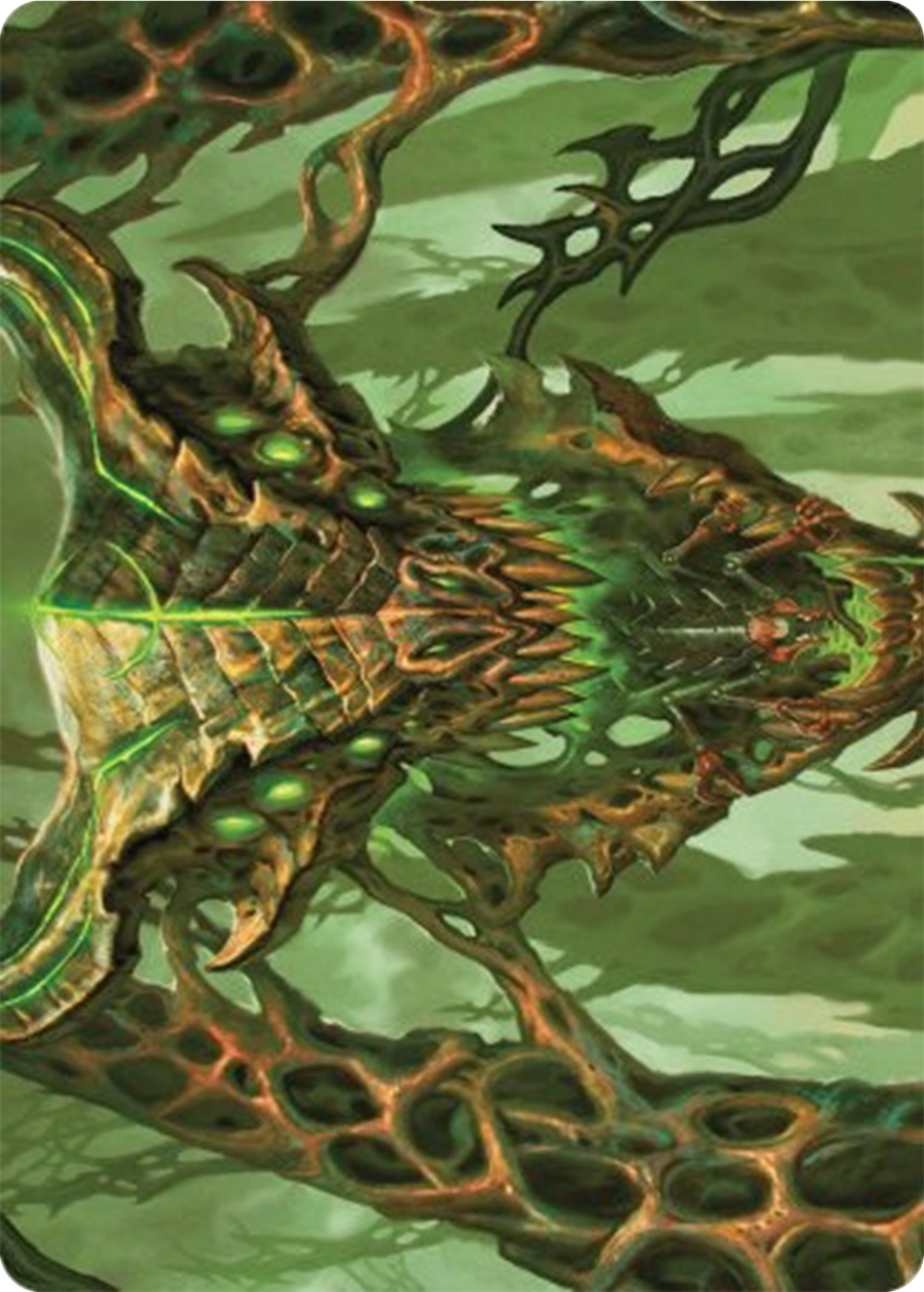 Colossal Dreadmask Art Card [Modern Horizons 3 Art Series] | Odin's Place
