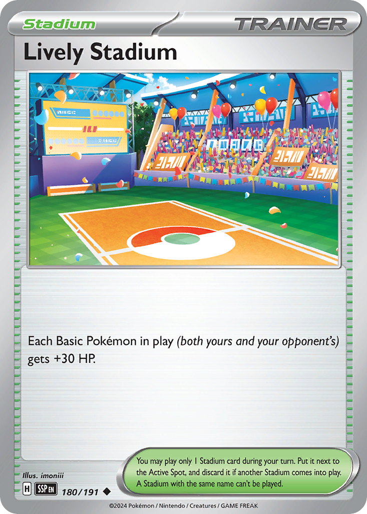 Lively Stadium (180/191) [Scarlet & Violet: Surging Sparks] | Odin's Place