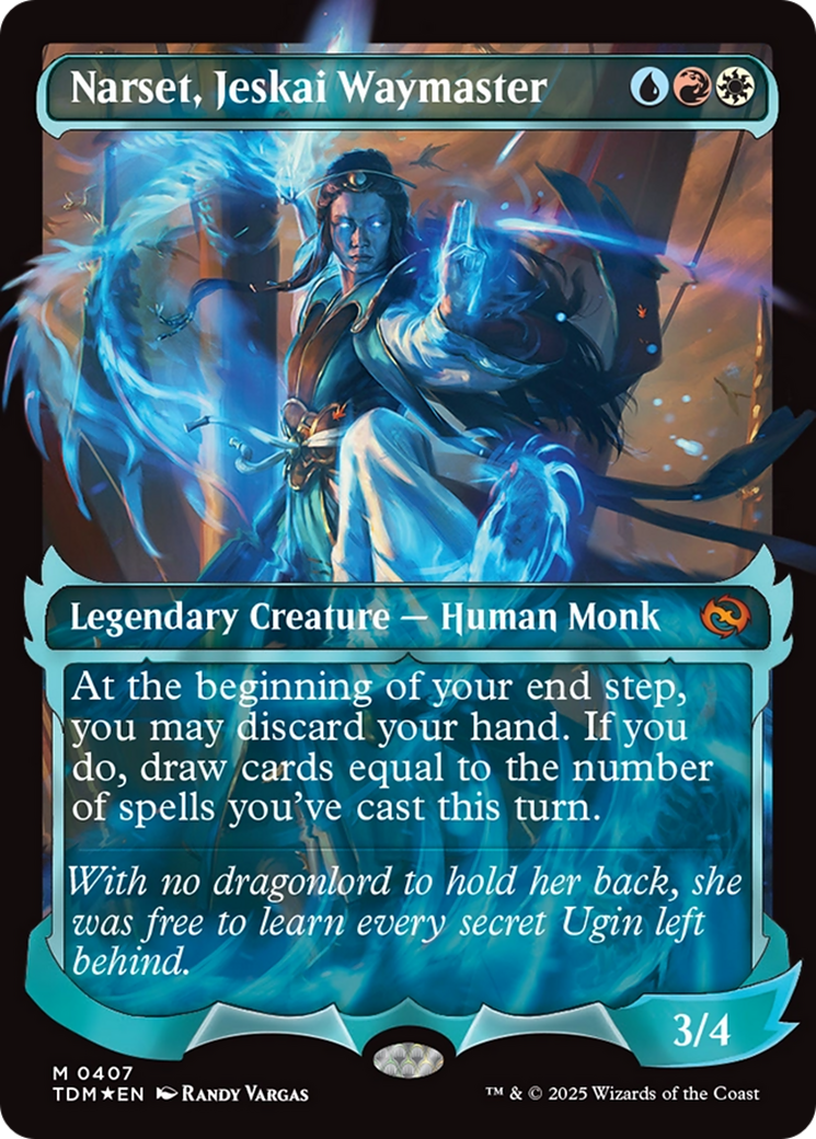 Narset, Jeskai Waymaster (Showcase) [Tarkir: Dragonstorm] | Odin's Place