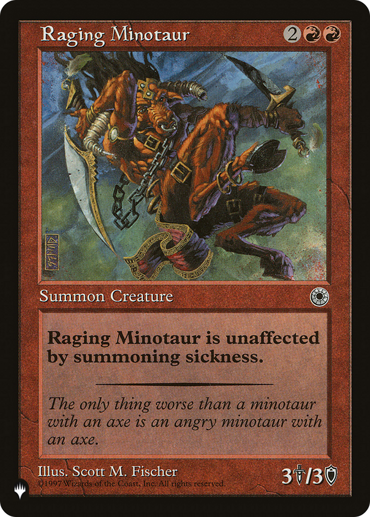 Raging Minotaur [The List] | Odin's Place