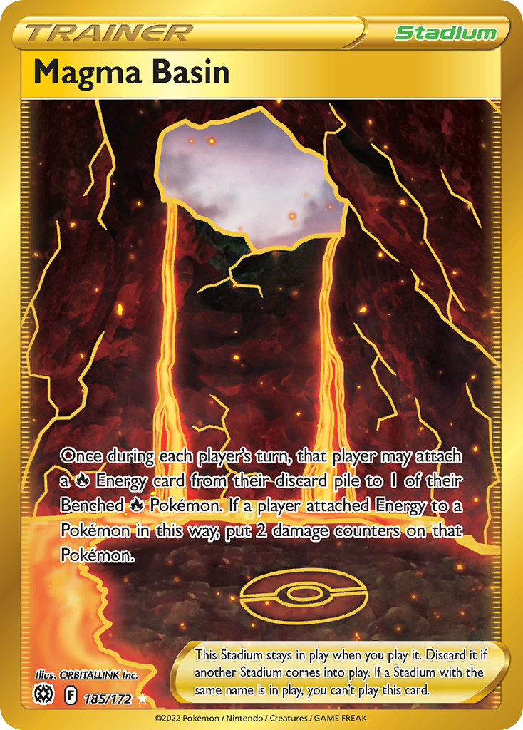 Magma Basin (144/172) [Prize Pack Series Two] | Odin's Place