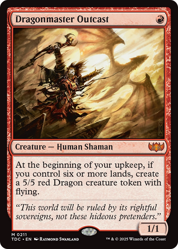 Dragonmaster Outcast [Tarkir: Dragonstorm Commander] | Odin's Place