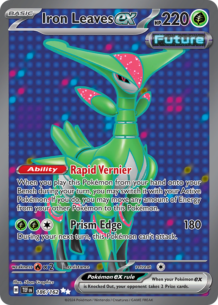 Iron Leaves ex (186/162) [Scarlet & Violet: Temporal Forces] | Odin's Place
