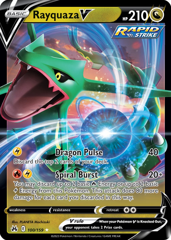 Rayquaza V 100/159 (Jumbo Card) [Sword & Shield: Evolving Skies] | Odin's Place