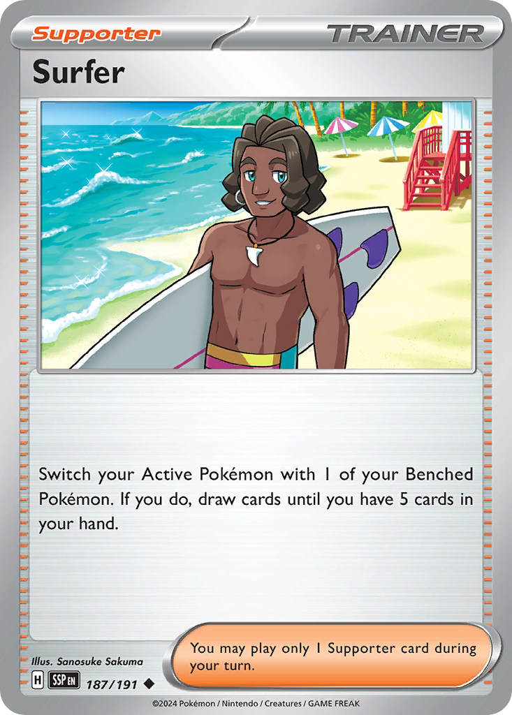 Surfer (187/191) [Scarlet & Violet: Surging Sparks] | Odin's Place