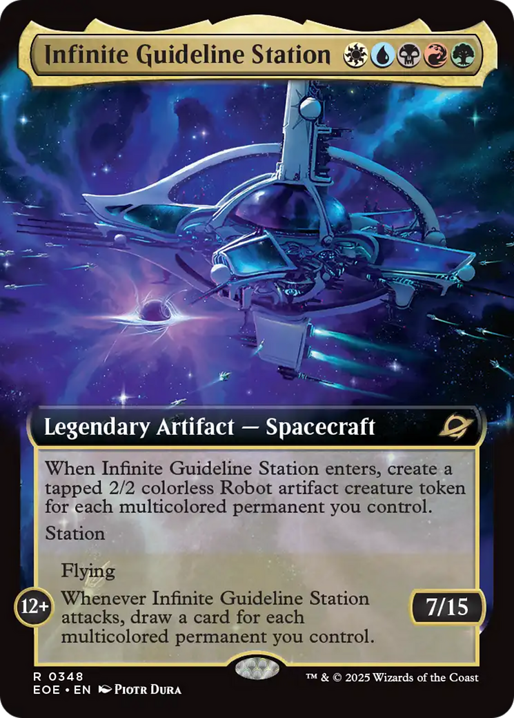 Infinite Guideline Station (Extended Art) [Edge of Eternities] | Odin's Place