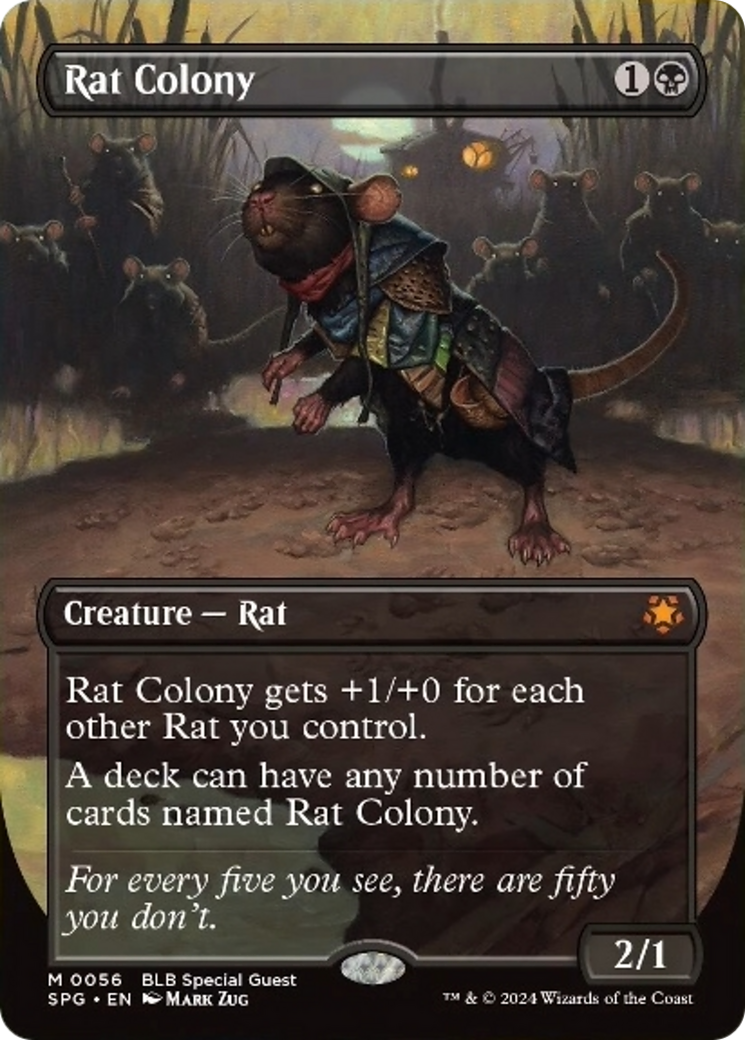 Rat Colony (Borderless) [Bloomburrow Special Guests] | Odin's Place
