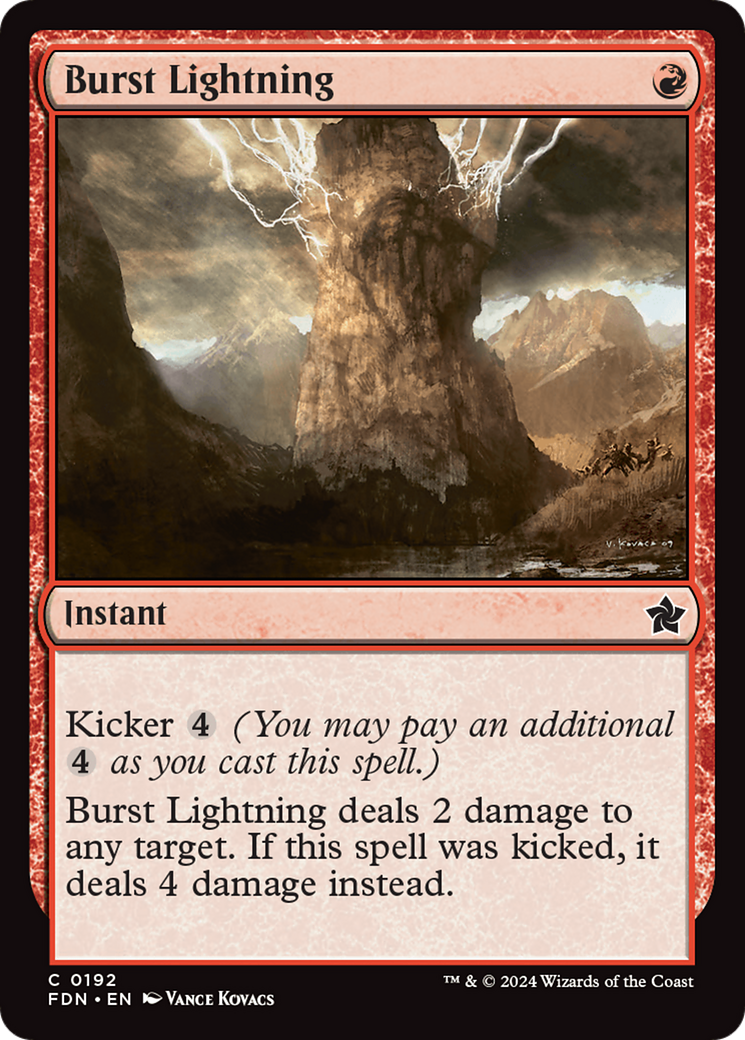 Burst Lightning [Foundations] | Odin's Place