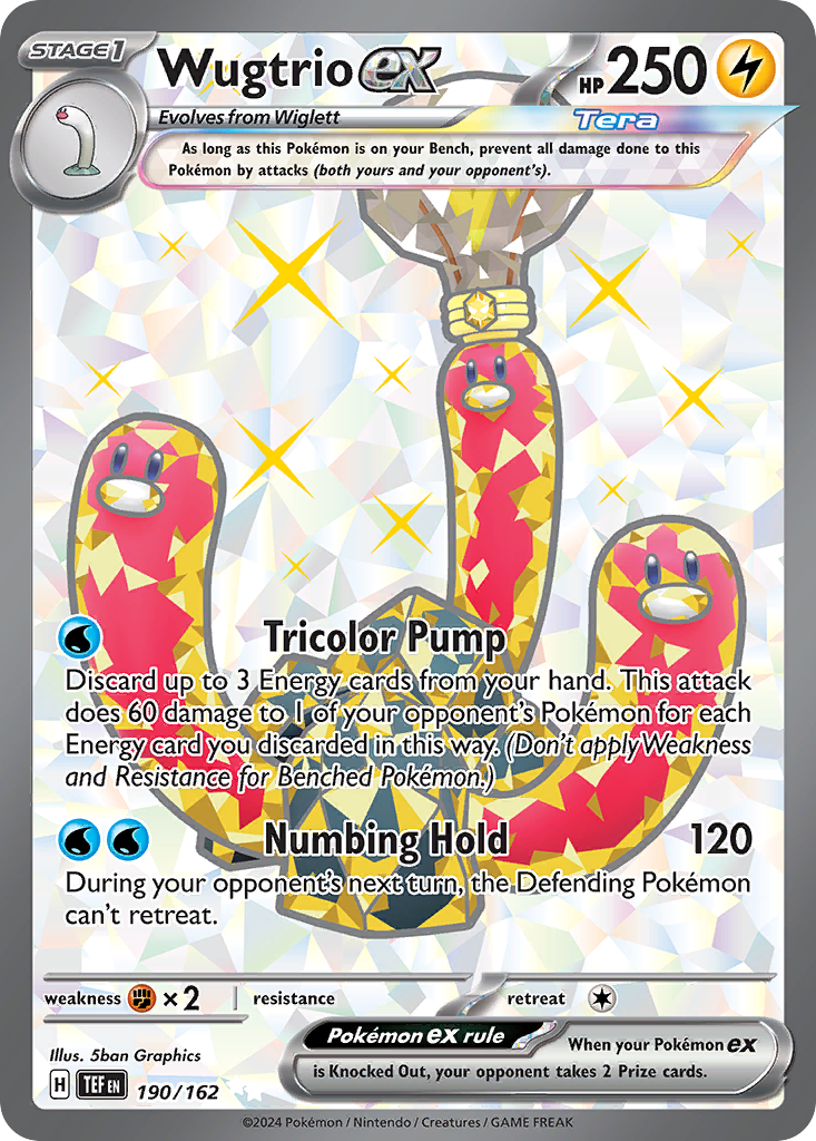 Wugtrio ex (190/162) [Scarlet & Violet: Temporal Forces] | Odin's Place