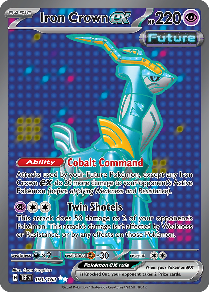 Iron Crown ex (191/162) [Scarlet & Violet: Temporal Forces] | Odin's Place