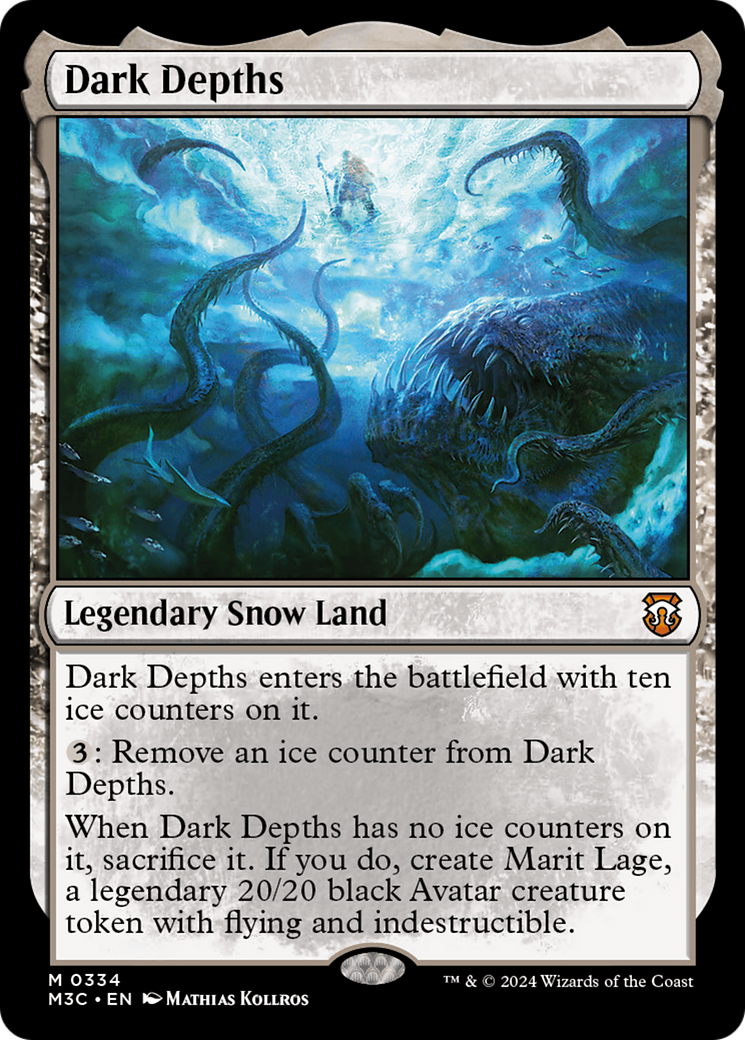 Dark Depths (Ripple Foil) [Modern Horizons 3 Commander] | Odin's Place