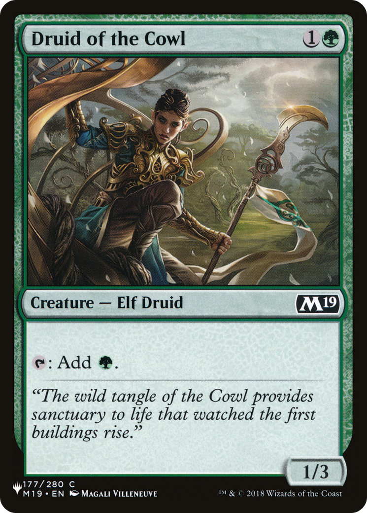Druid of the Cowl [The List] | Odin's Place