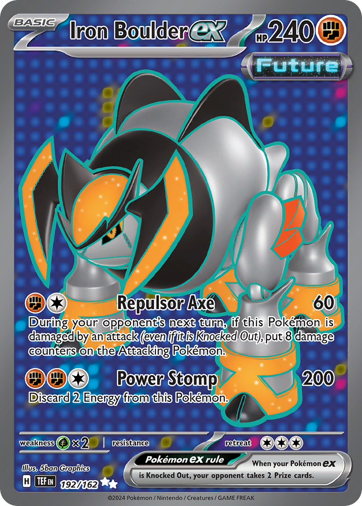 Iron Boulder ex (192/162) [Scarlet & Violet: Temporal Forces] | Odin's Place