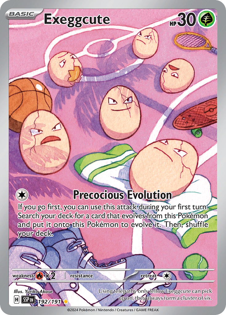 Exeggcute (192/191) [Scarlet & Violet: Surging Sparks] | Odin's Place