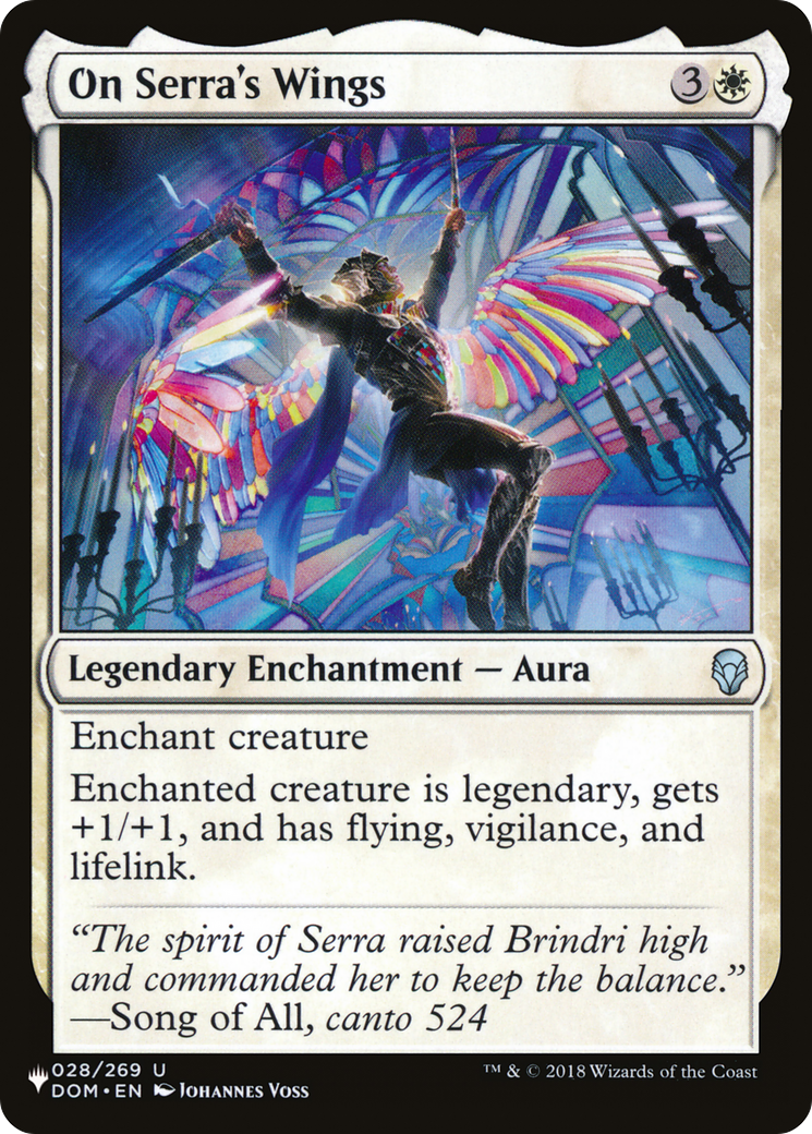 On Serra's Wings [The List] | Odin's Place