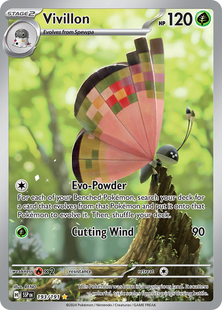 Vivillon (193/191) [Scarlet & Violet: Surging Sparks] | Odin's Place
