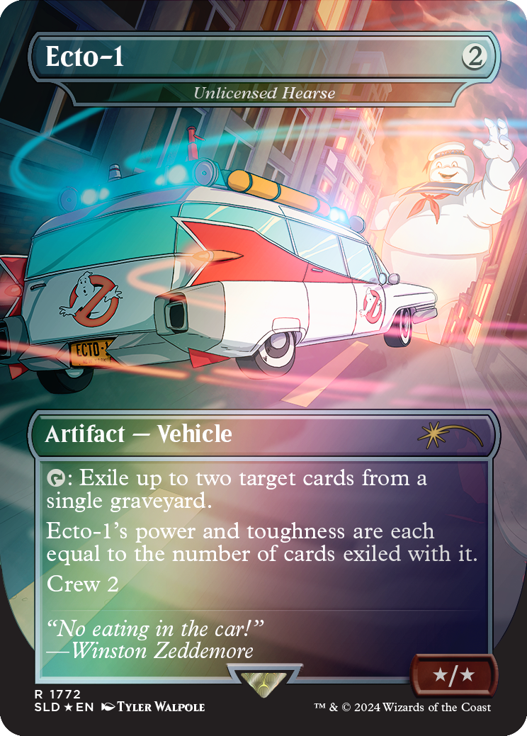 Ecto-1 - Unlicensed Hearse (Rainbow Foil) [Secret Lair Drop Series] | Odin's Place