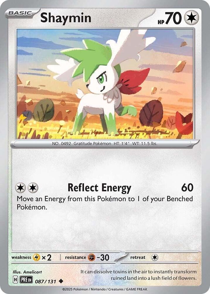 Shaymin (087/131) [Scarlet & Violet: Prismatic Evolutions] | Odin's Place