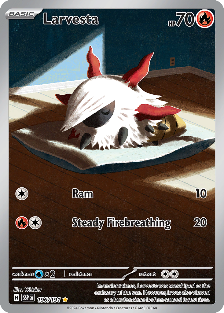 Larvesta (196/191) [Scarlet & Violet: Surging Sparks] | Odin's Place