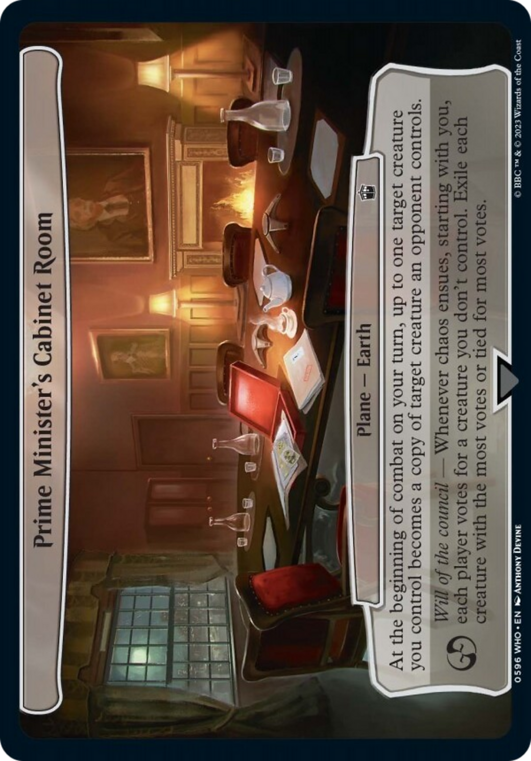 Prime Minister's Cabinet Room [Doctor Who] | Odin's Place