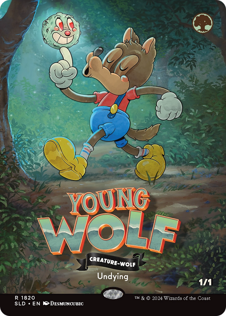 Young Wolf (Rainbow Foil) [Secret Lair Drop Series] | Odin's Place