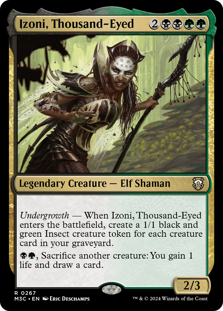 Izoni, Thousand-Eyed (Ripple Foil) [Modern Horizons 3 Commander] | Odin's Place