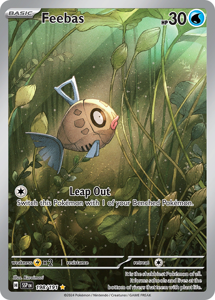Feebas (198/191) [Scarlet & Violet: Surging Sparks] | Odin's Place