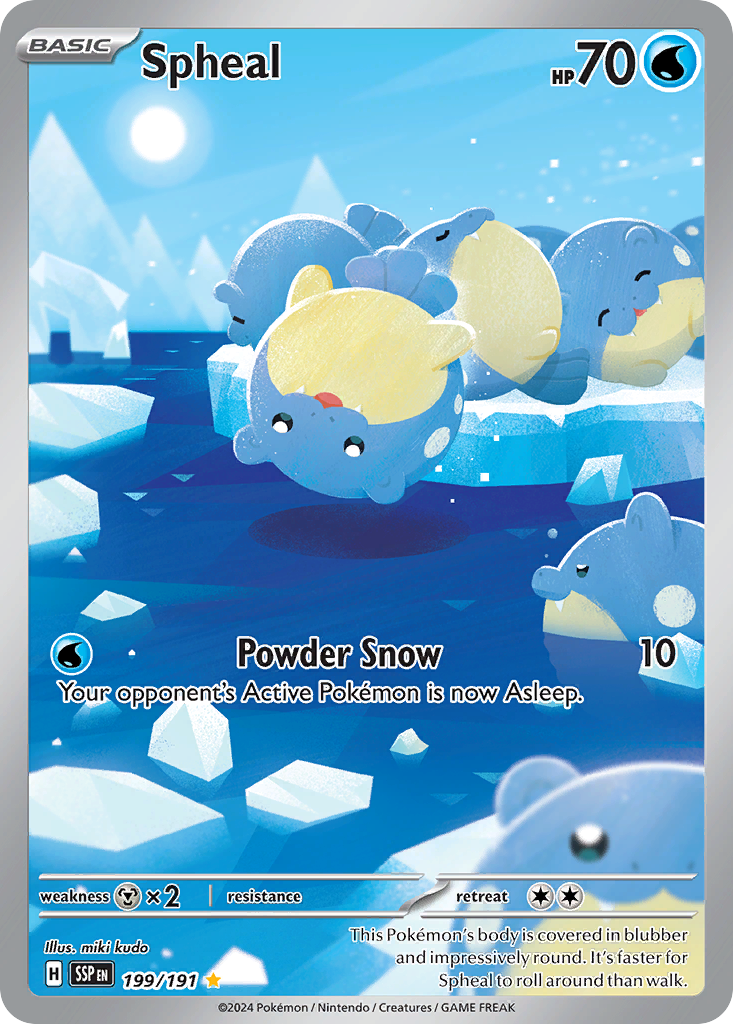 Spheal (199/191) [Scarlet & Violet: Surging Sparks] | Odin's Place