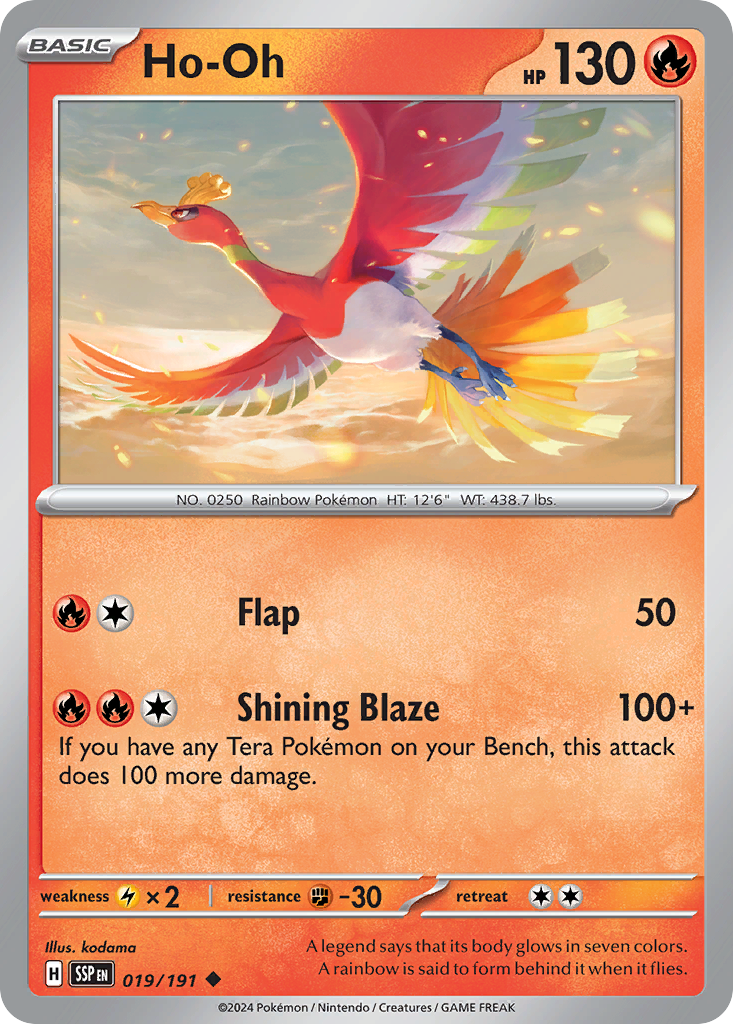 Ho-Oh (019/191) [Scarlet & Violet: Surging Sparks] | Odin's Place