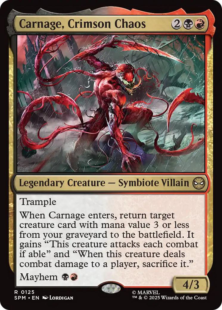 Carnage, Crimson Chaos [Marvel's Spider-Man] | Odin's Place