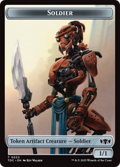 Solider (0032) // Copy Double-Sided Token [Tarkir: Dragonstorm Commander Tokens] | Odin's Place