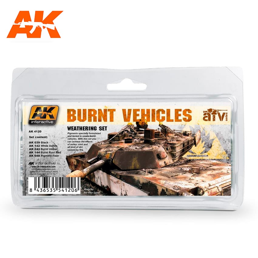 AK Interactive Burnt Vehicles Set | Odin's Place