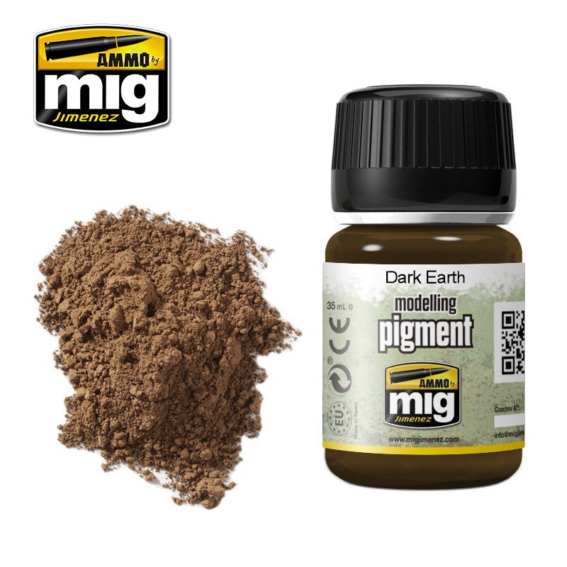 AK Interactive Ammo Mig Dark Earth Pigment | Odin's Place
