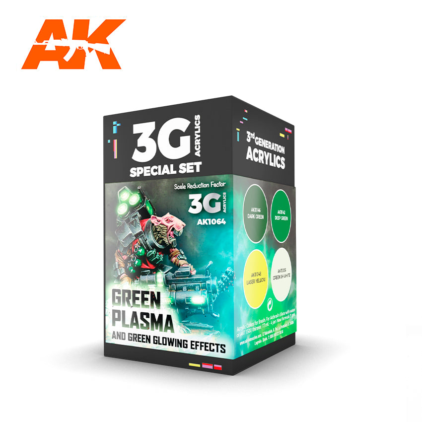 AK Interactive Green Plasma Paint Set | Odin's Place