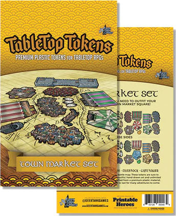 GTK Minis: Tabletop Tokens Town Market Set | Odin's Place
