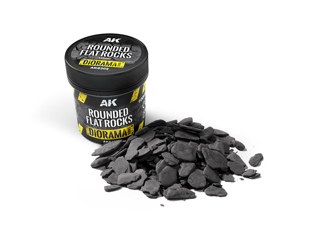 AK Interactive Rounded Flat Rocks 100ml | Odin's Place