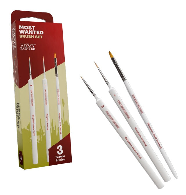 Army Painter Hobby: Most Wanted Brush Set | Odin's Place