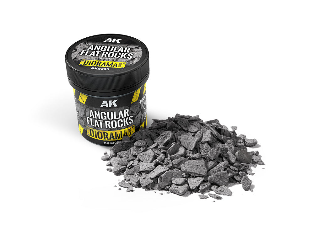 AK Interactive Angular Flat Rocks 100ml | Odin's Place